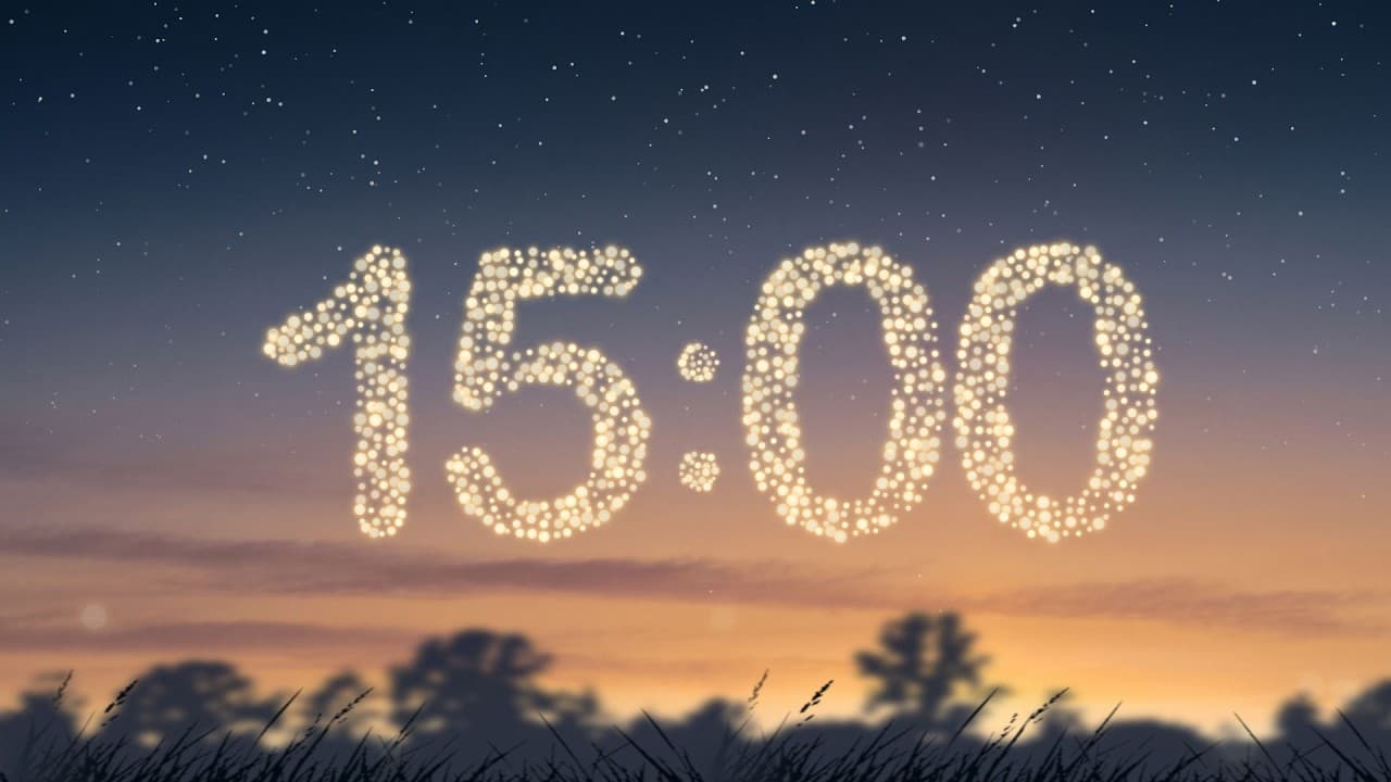 15 Minute Classroom Timer with Relaxing Music – Fireflies Background