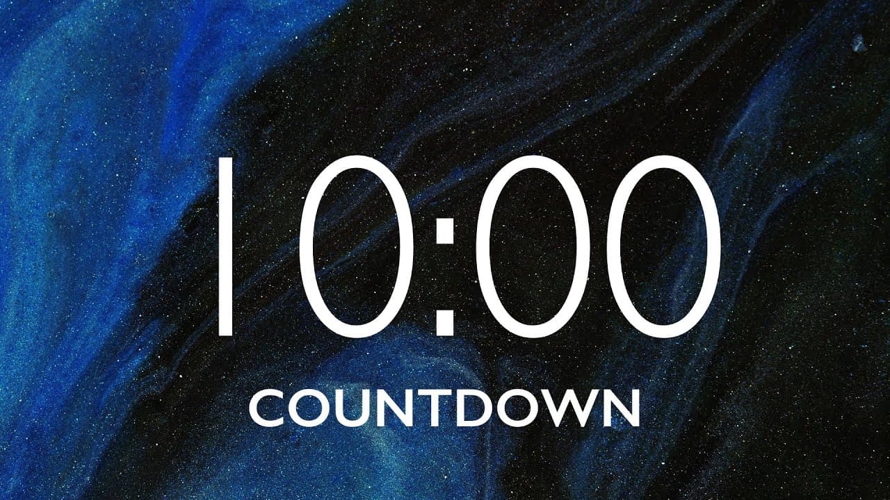 10 Minute Timer with Relaxing Music and Alarm