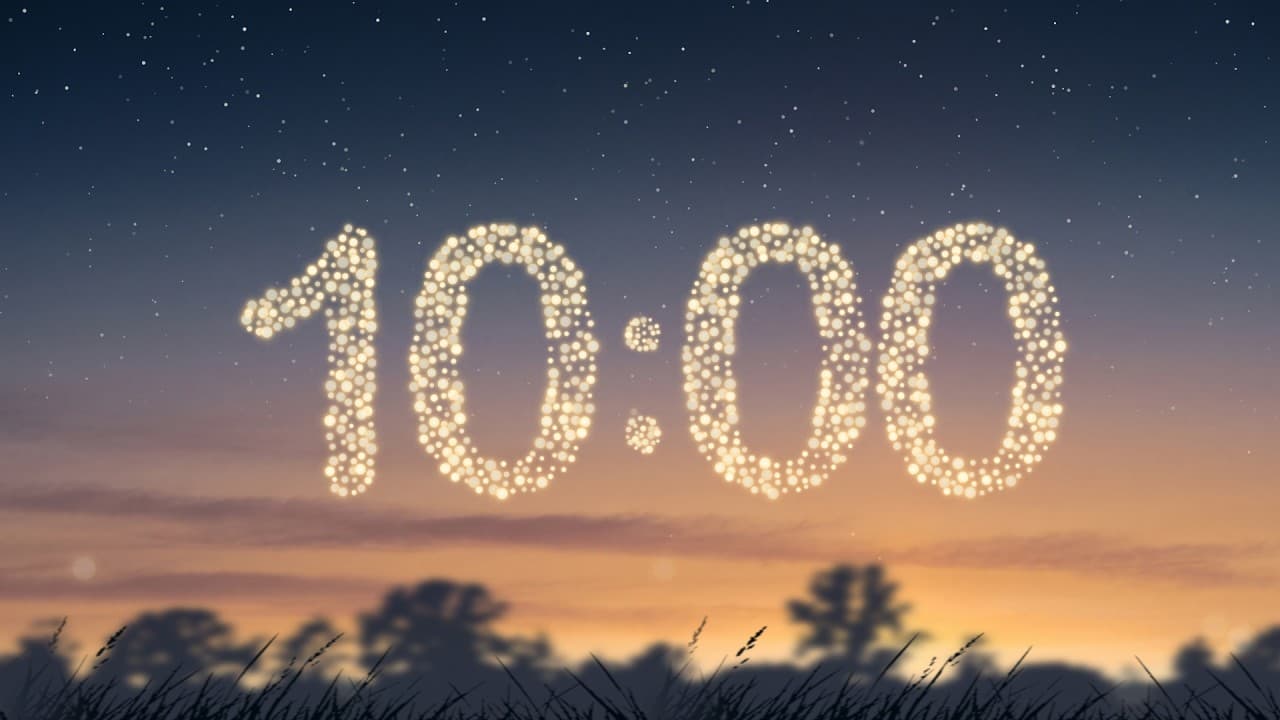 10 Minute Classroom Timer with Relaxing Music, Version 3